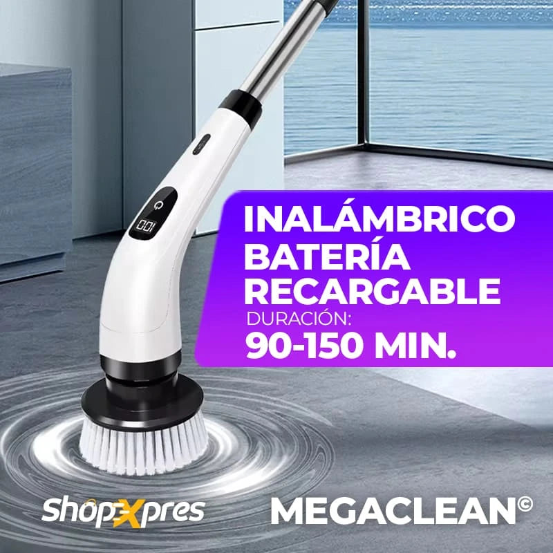 MEGACLEAN© - Cepillo De Limpieza Eléctrico 9 En 1