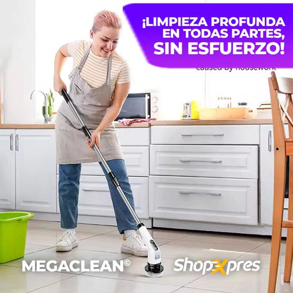 MEGACLEAN© - Cepillo De Limpieza Eléctrico 9 En 1